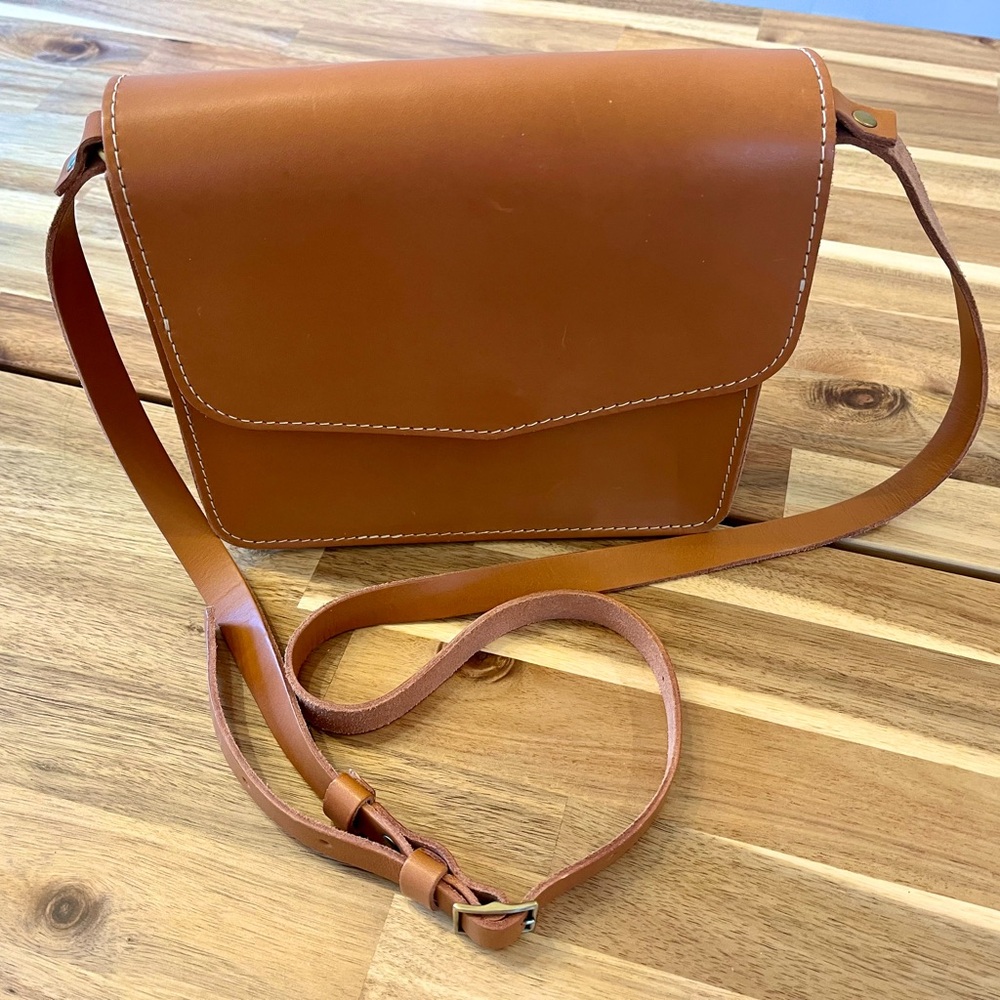 Portland Leather Handbag, Original from Outlet in Portland